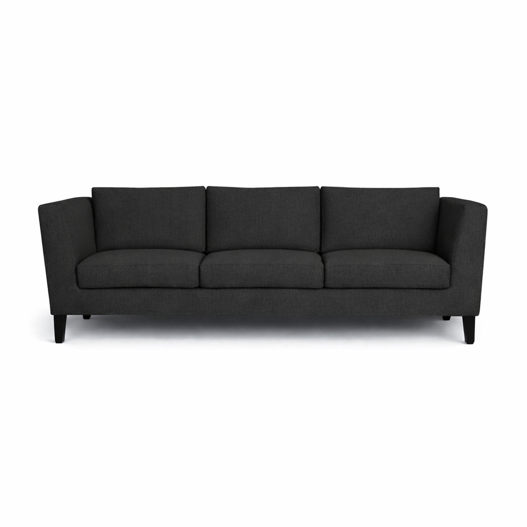 MANALI Three Seater Upholstered Sofa Velvet - 3 Years Warranty