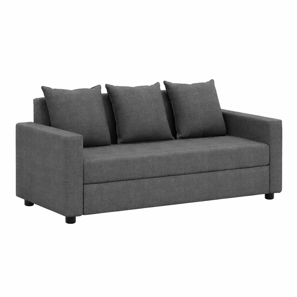 OOTY Three Seater Upholstered Sofa Velvet - 3 Years Warranty
