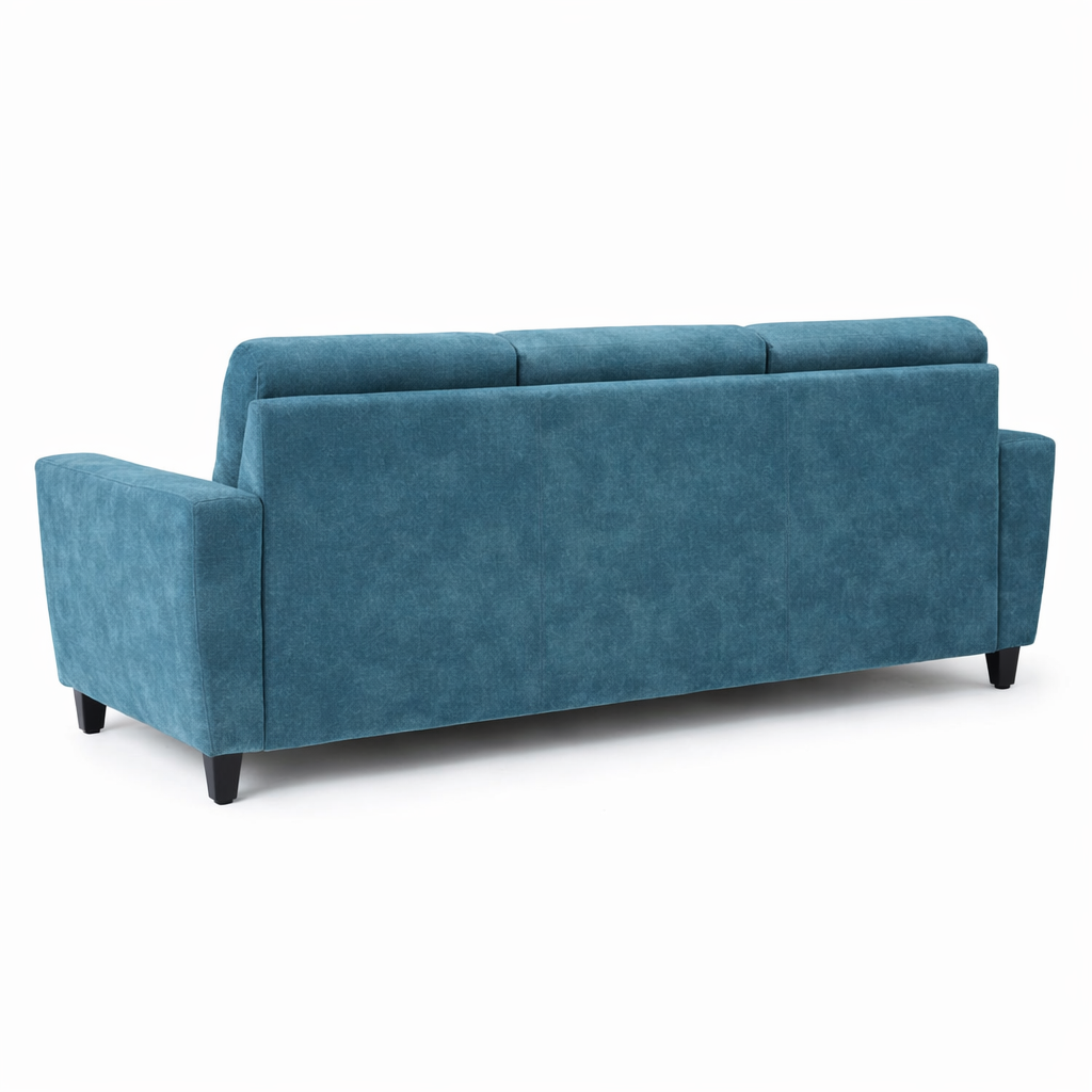 Roman Three Seater Upholstered Sofa Velvet - 3 Years Warranty
