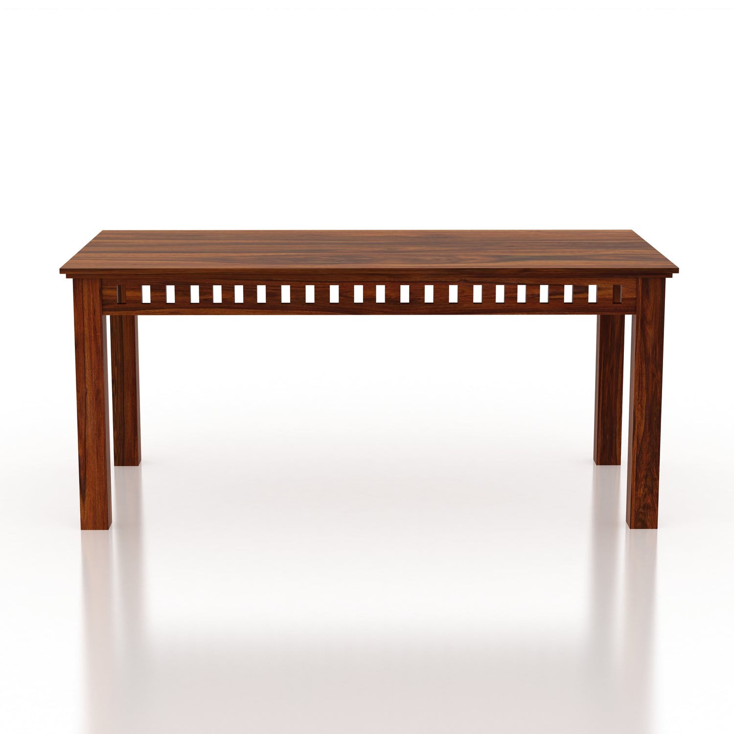 Armania Solid Sheesham Wood 6 Seater Dining Table Set - 3 Years Warranty