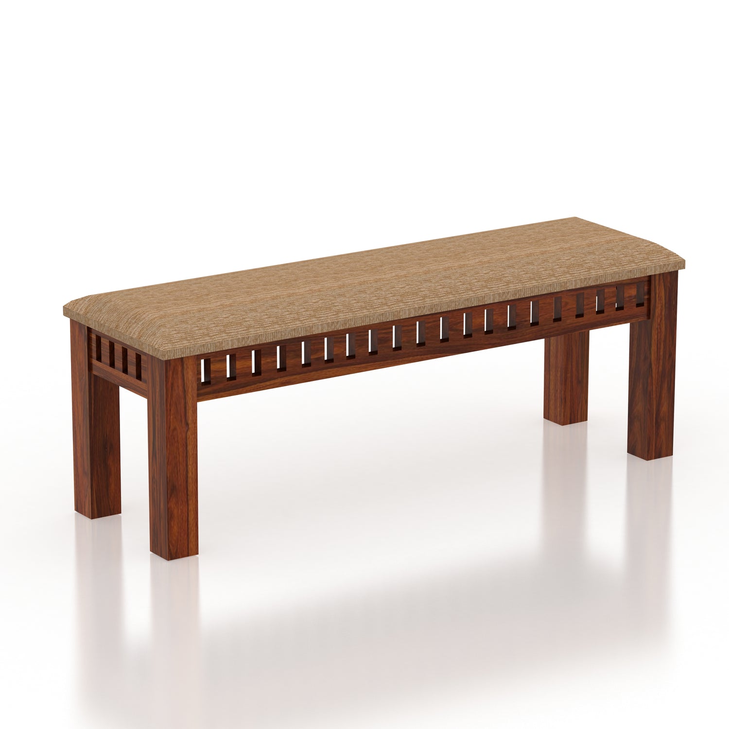 Armania Solid Sheesham Wood 6 Seater Dining Table Set - 3 Years Warranty