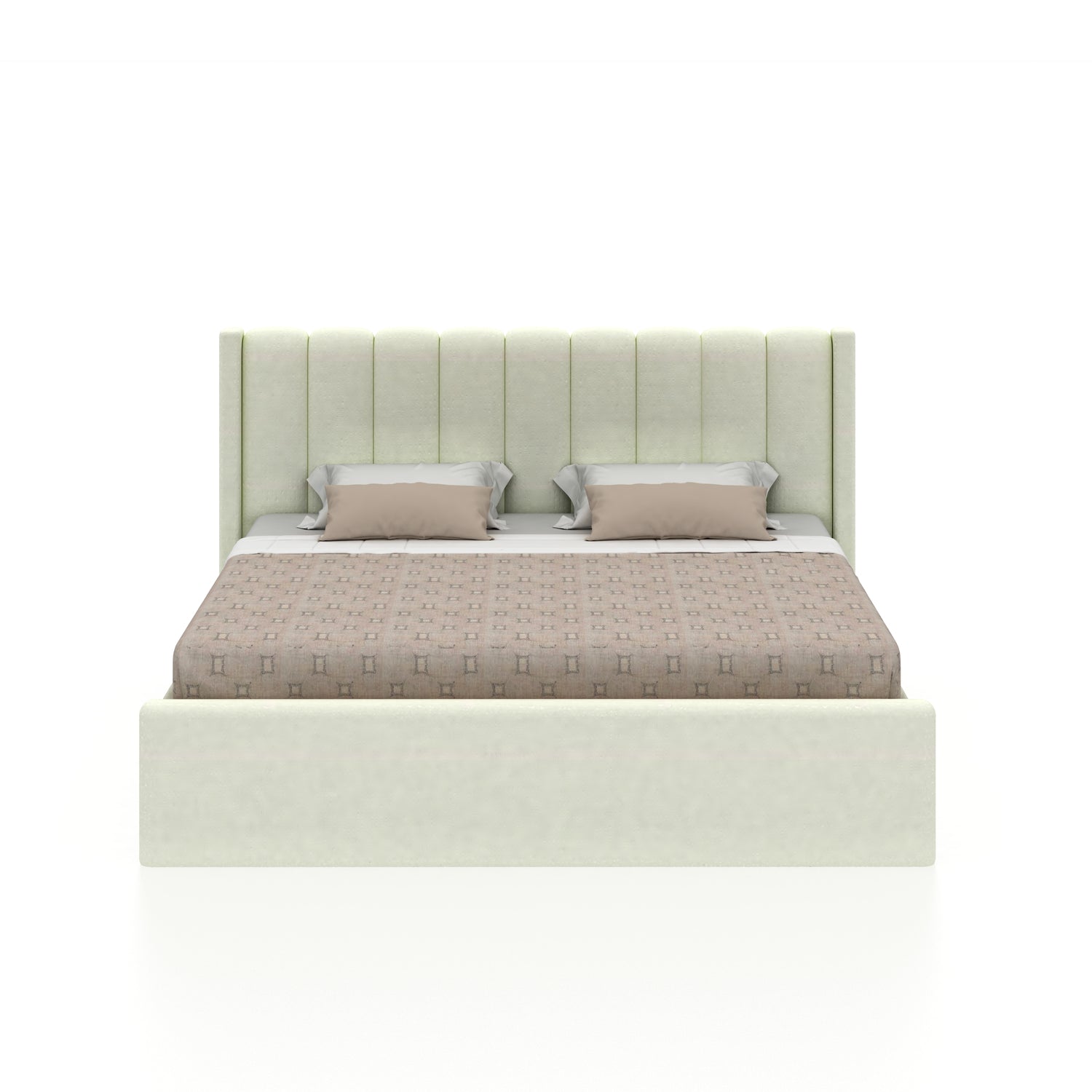 Emperor Upholstered Box Storage Bed-3 years Warranty(LUXE EDITION)