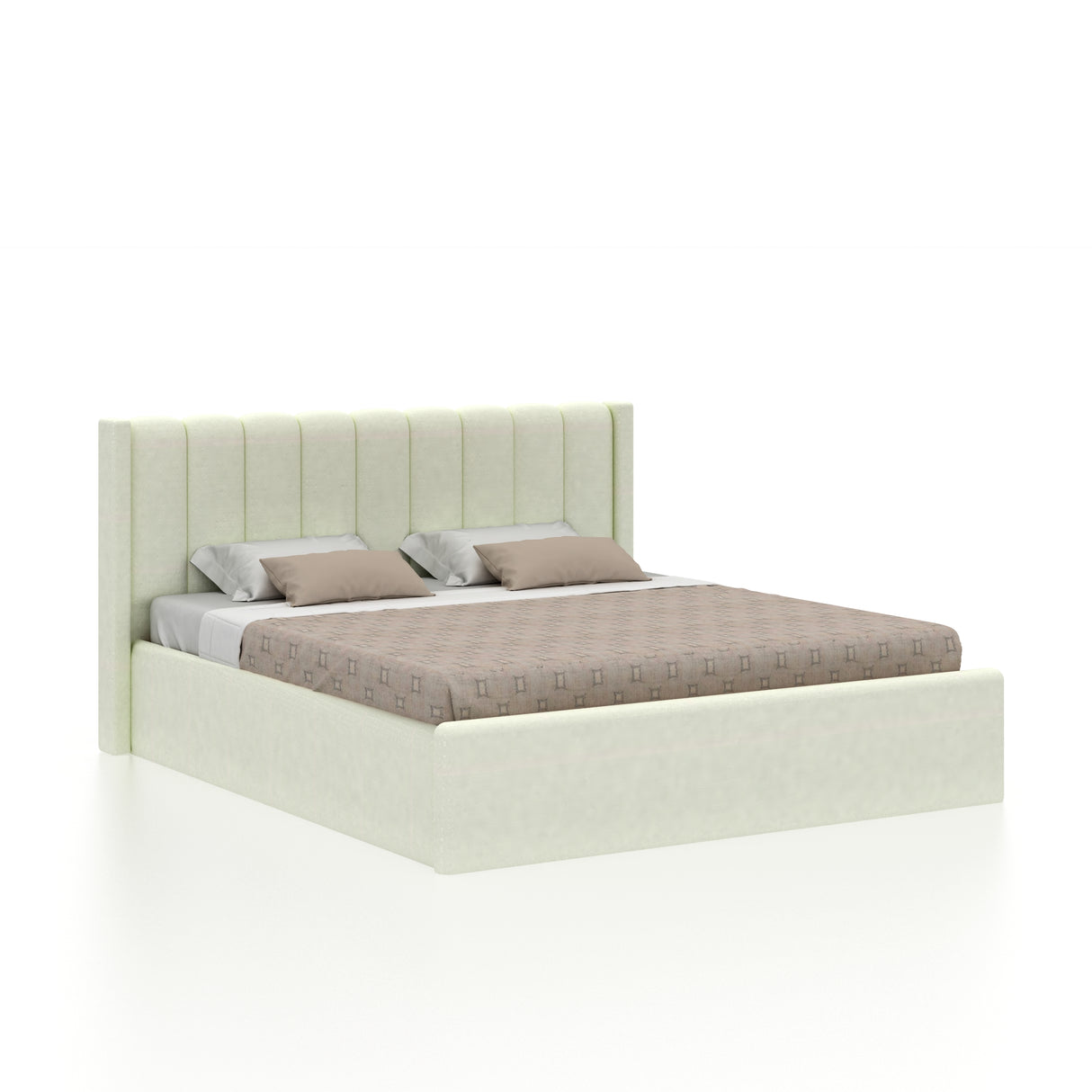 Emperor Upholstered Box Storage Bed-3 years Warranty(LUXE EDITION)