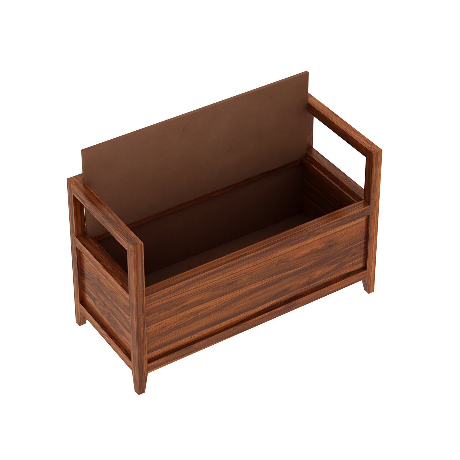 Jaipur Solid Sheesham Wood Storage Bench - 3 Years Warranty