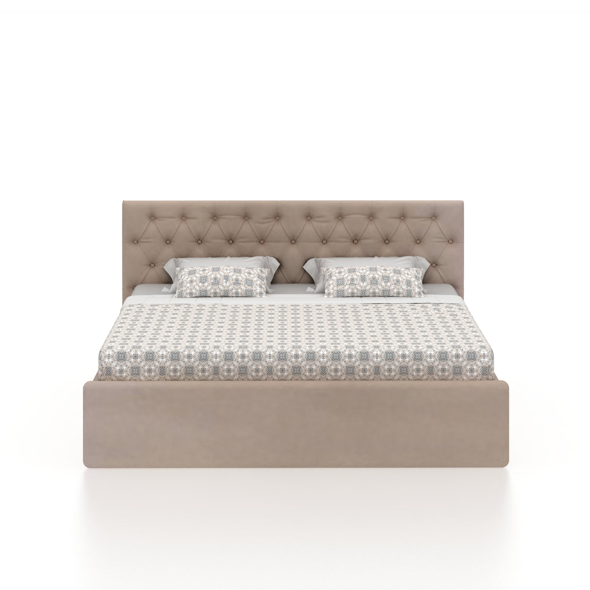 Fabrio Upholstered Box Storage Bed-3 years Warranty(LUXE EDITION)