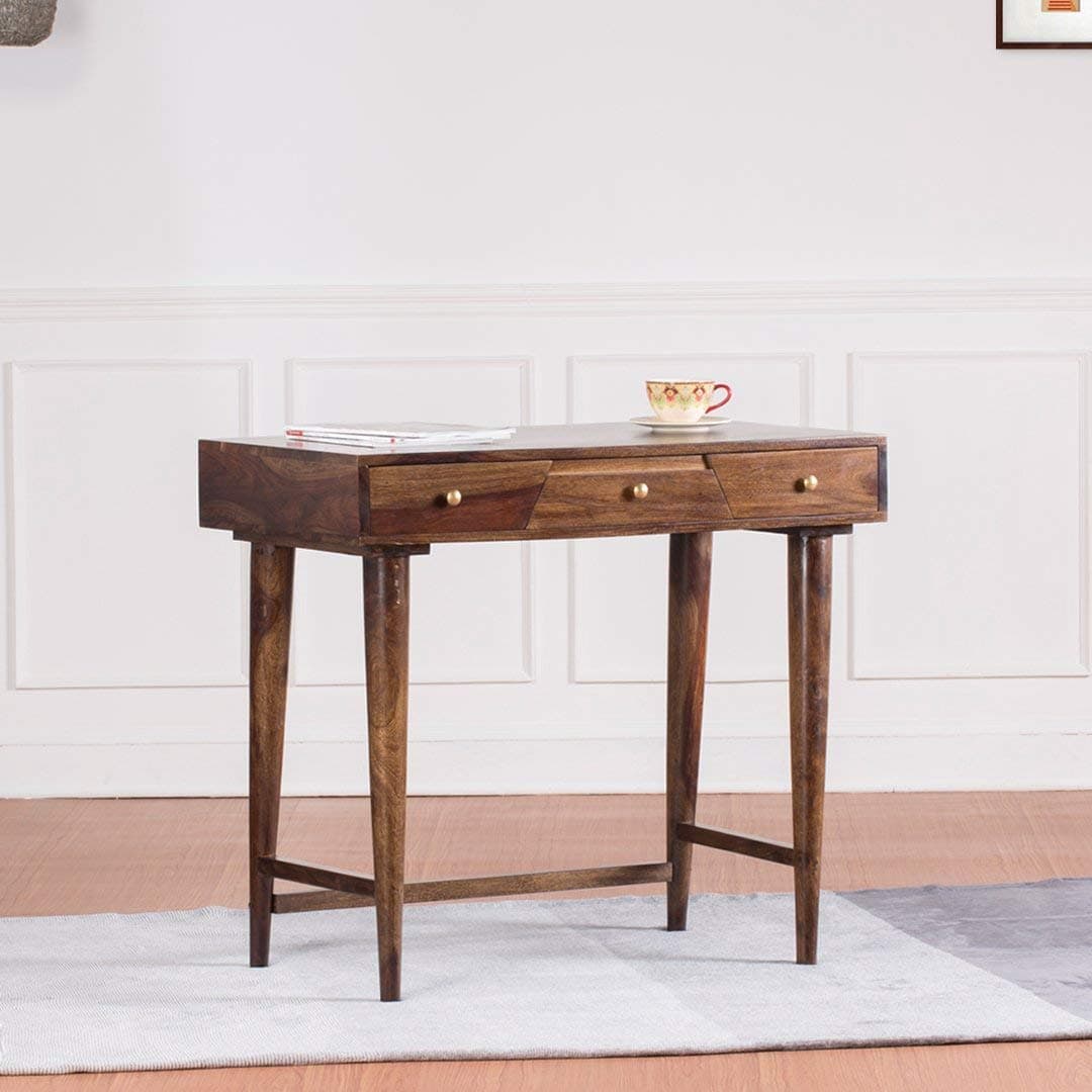 Mercy Solid Sheesham Wood Study Desk/Laptop Table - 3 Years Warranty