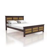 Syrus Solid Sheesham Wood Cane Bed - 1 Year Warranty