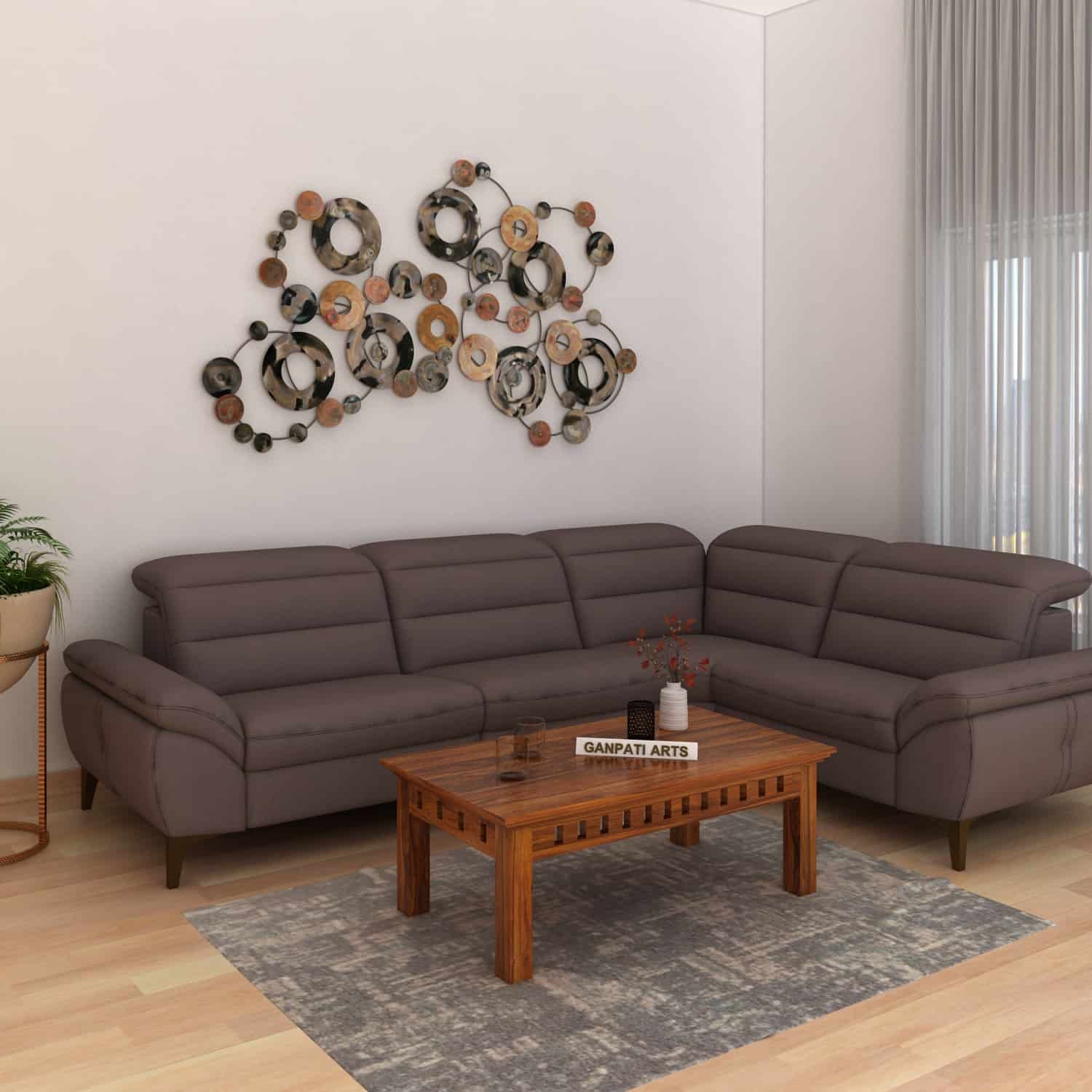 Armania Solid Sheesham Wood Coffee Table - 3 Years Warranty