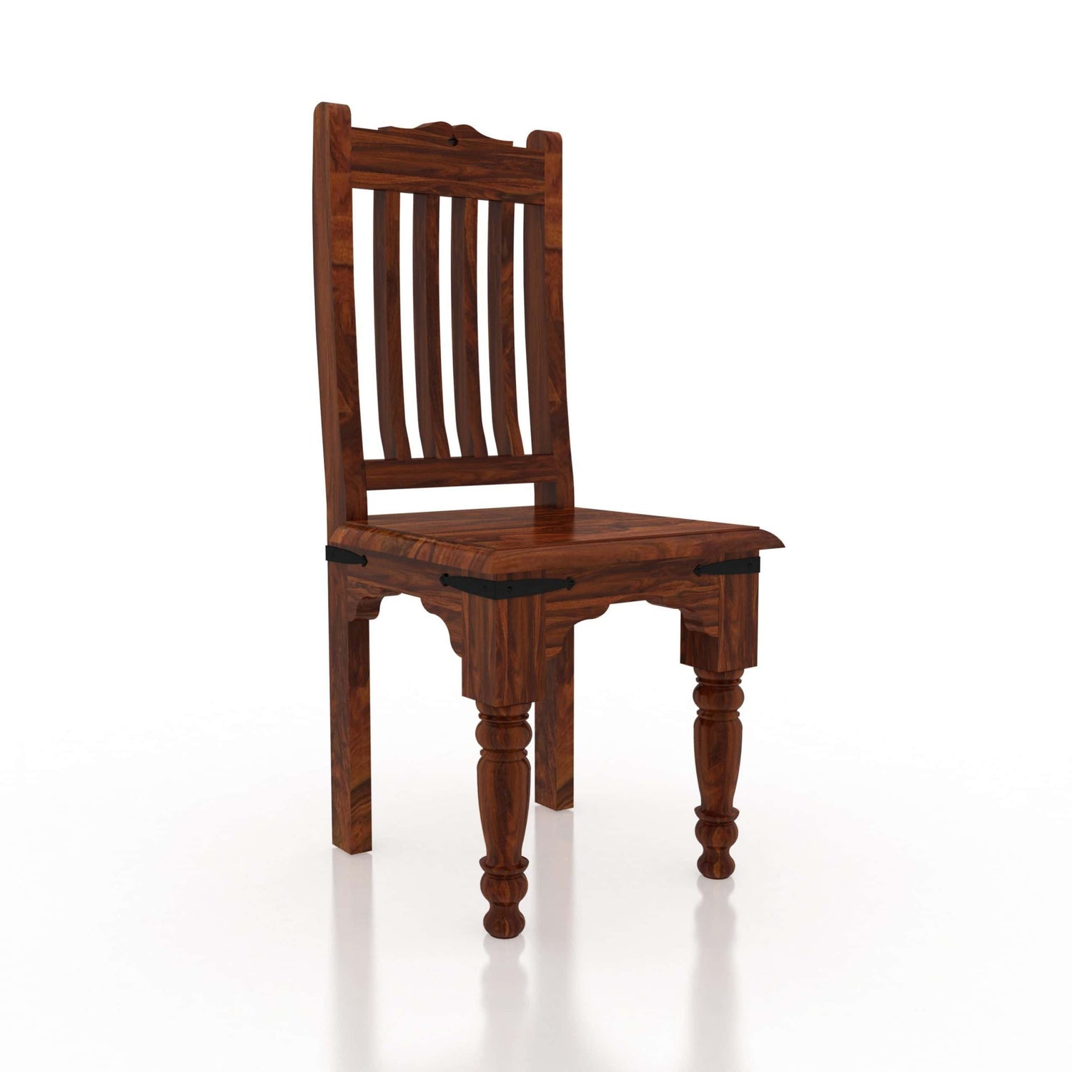 Akon Solid Sheesham Wood Dining Chair - 3 Years Warranty