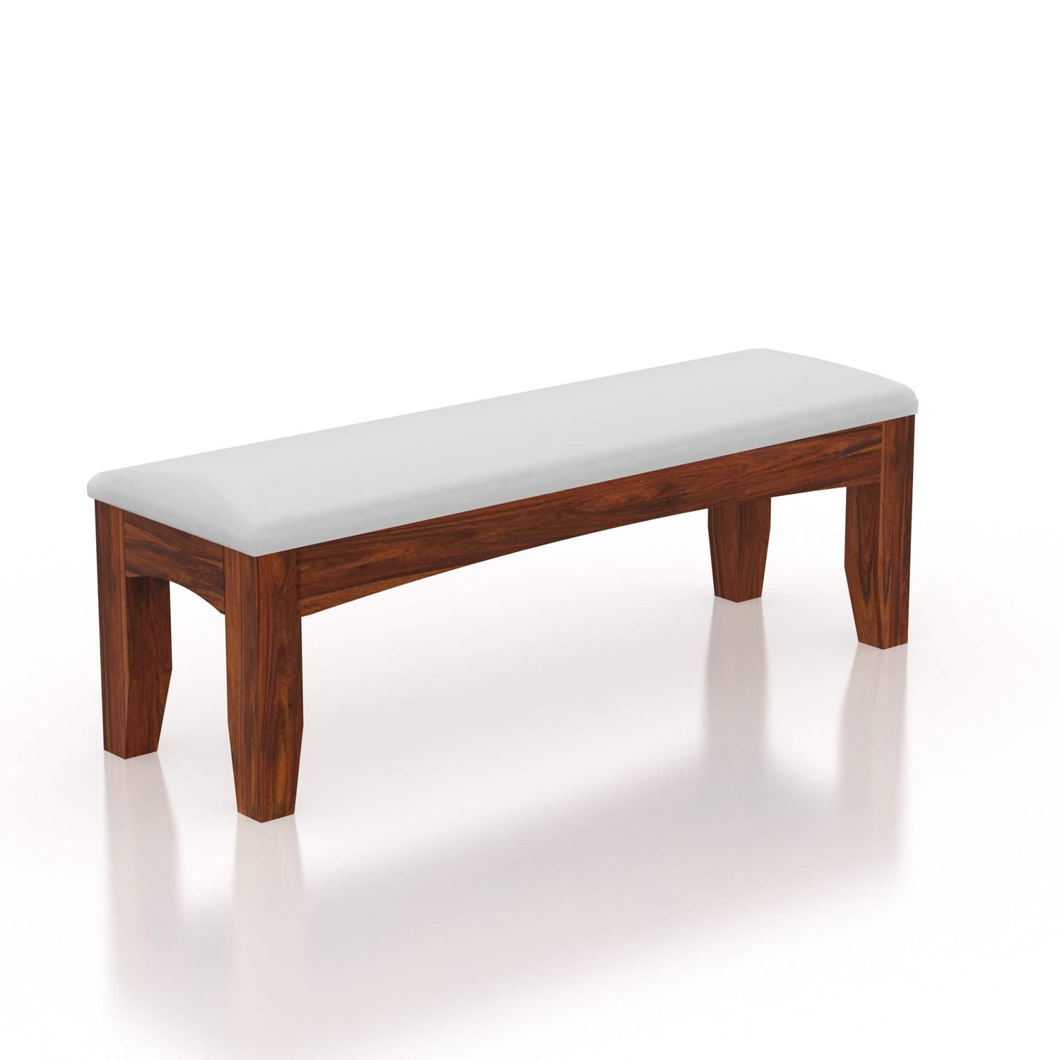 Crown Solid Sheesham Wood Dining Bench - 3 Years Warranty