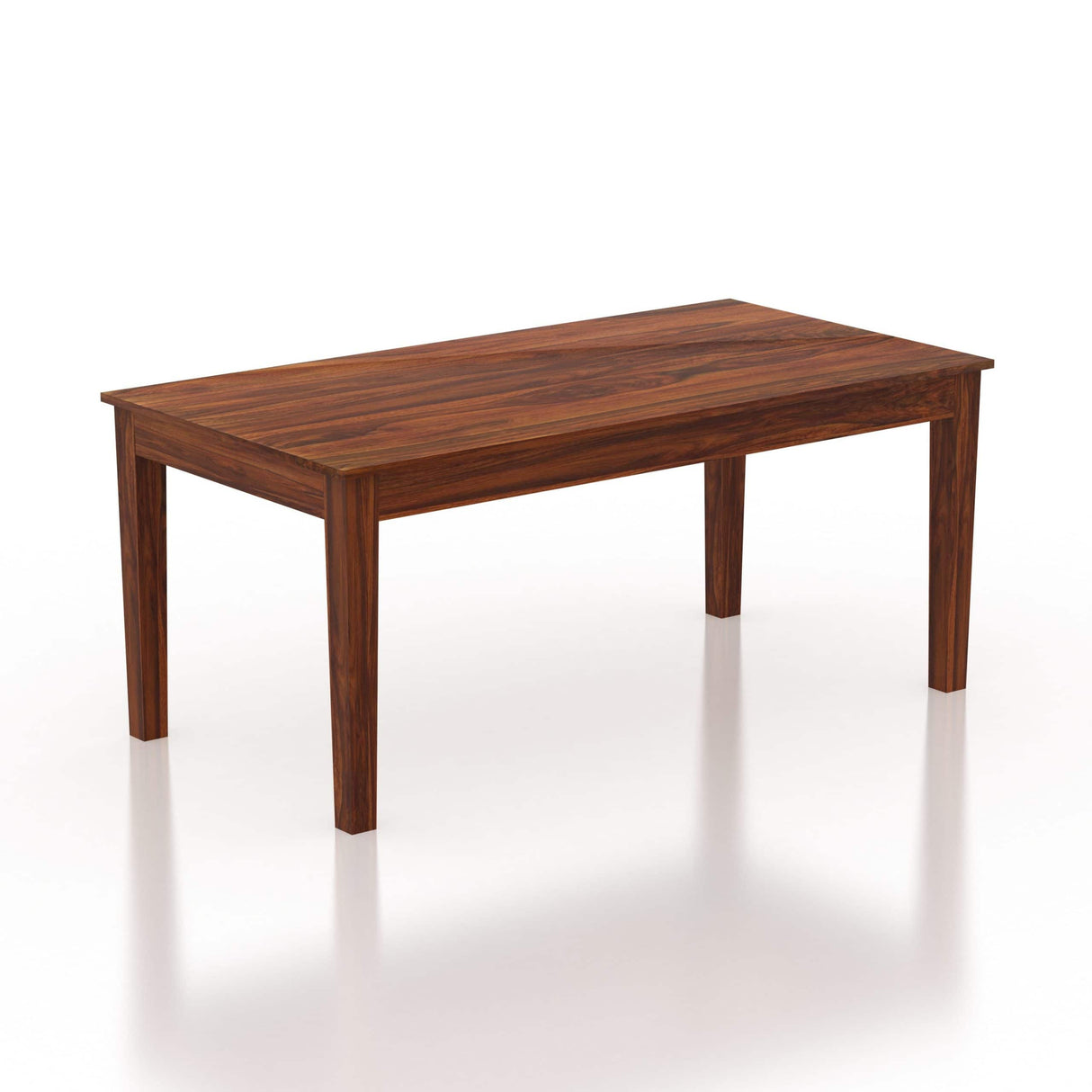 Foster Solid Sheesham Wood 6 Seater Dining Table - 3 Years Warranty