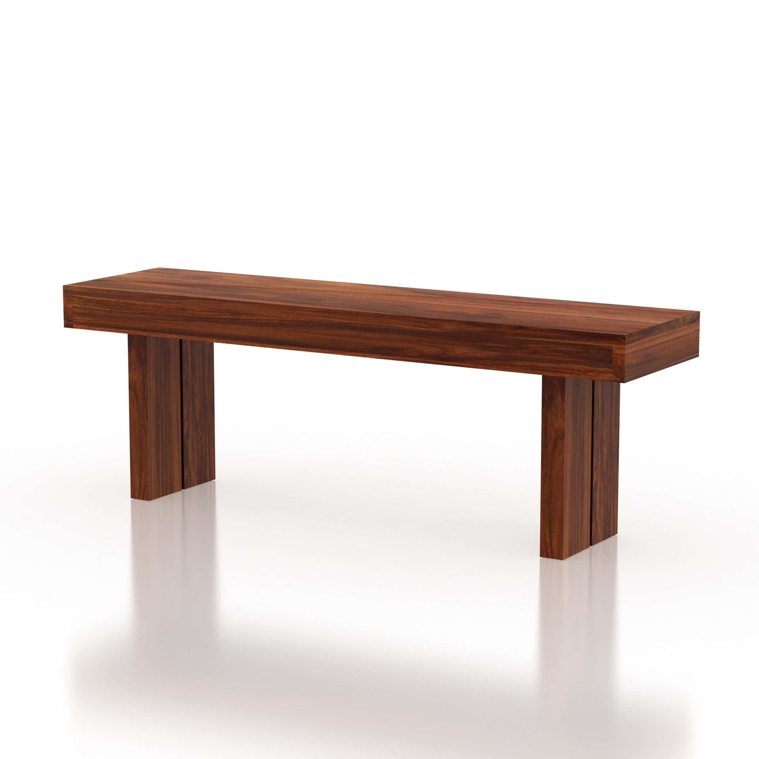 Maharaja Solid Sheesham Wood Dining Bench - 3 Years Warranty