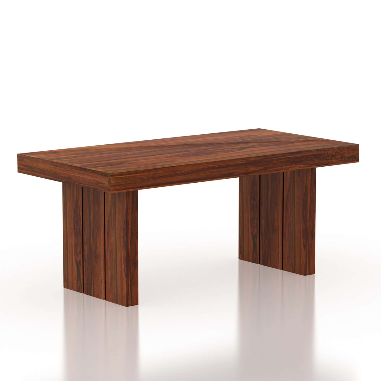 Maharaja Solid Sheesham Wood 6 Seater Dining Table - 3 Years Warranty