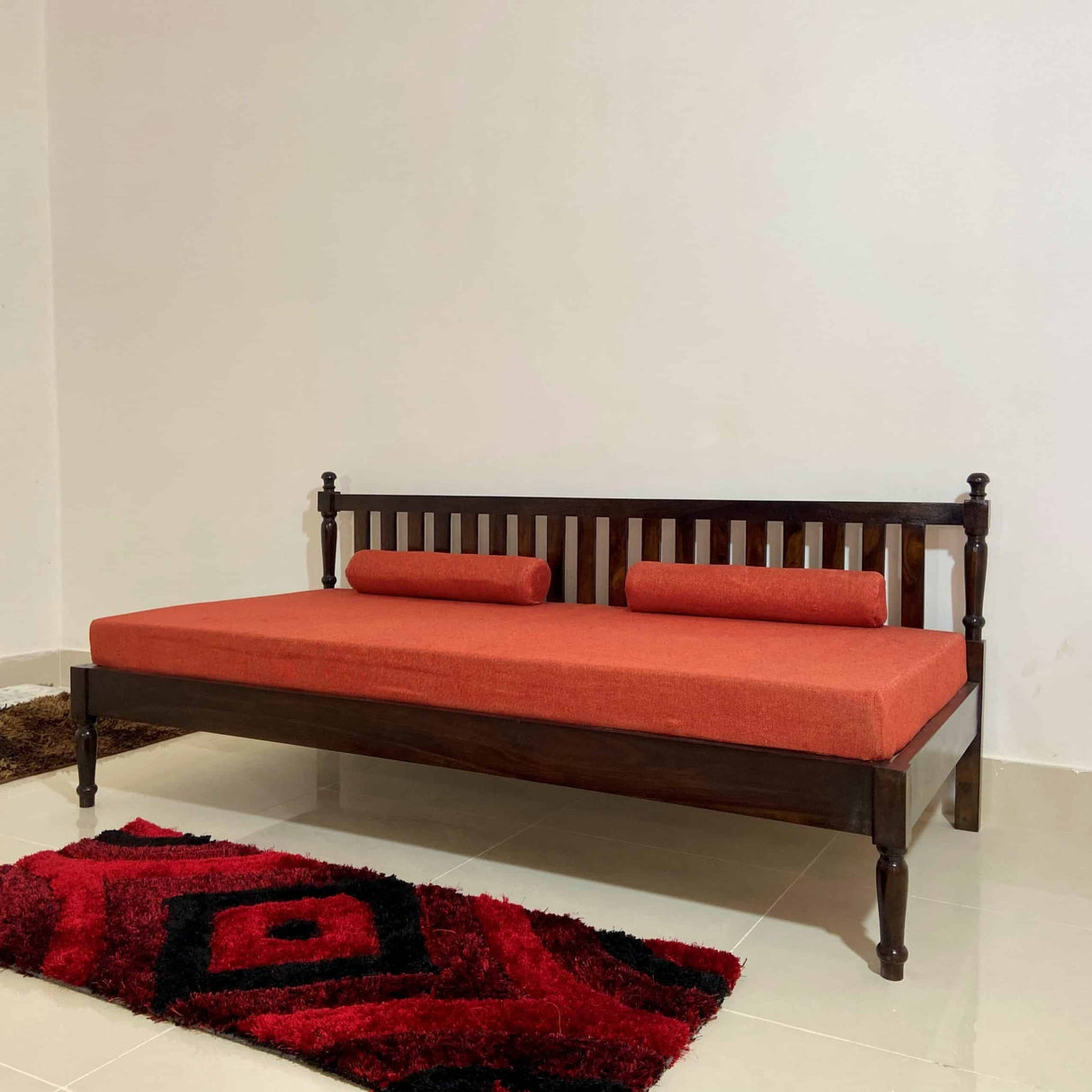 Eythia Solid Sheesham Wood Divan Cum Sofa - 3 Years Warranty