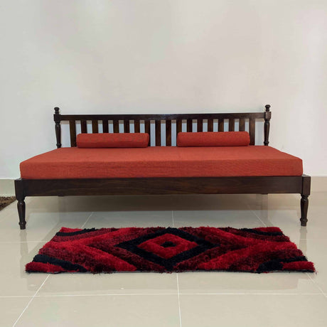 Eythia Solid Sheesham Wood Divan Cum Sofa - 1 Year Warranty