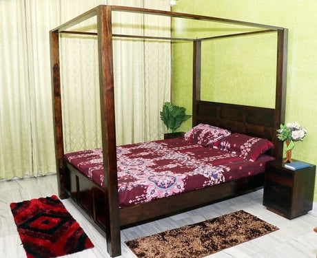 Akon Poster Bed in Solid Sheesham Wood