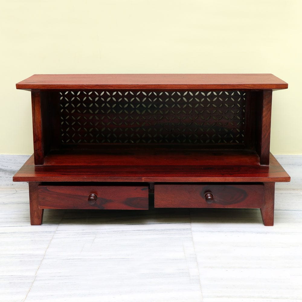 Jodhpur Solid Sheesham Wood Mandir/Temple - 3 Years Warranty