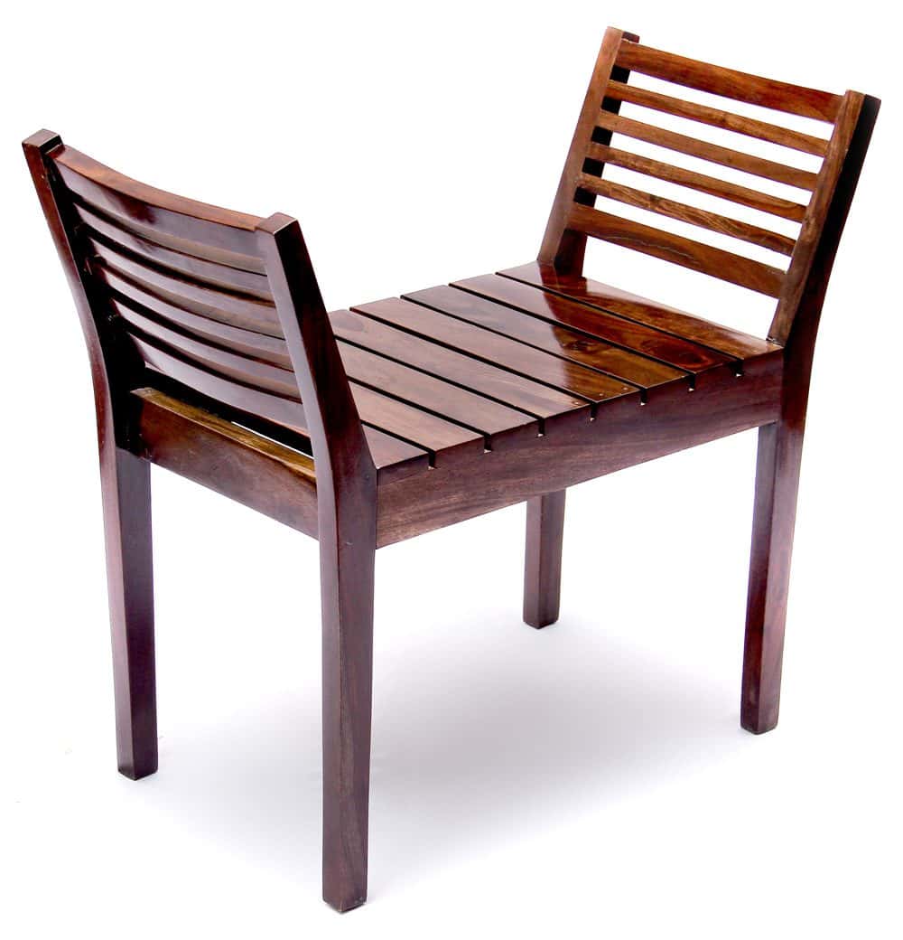 Cairo Solid Sheesham Wood Bench - 3 Years Warranty