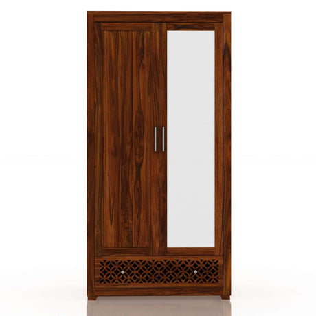 Jodhpur Solid Sheesham Wood with One Side Mirror - 1 Year Warranty