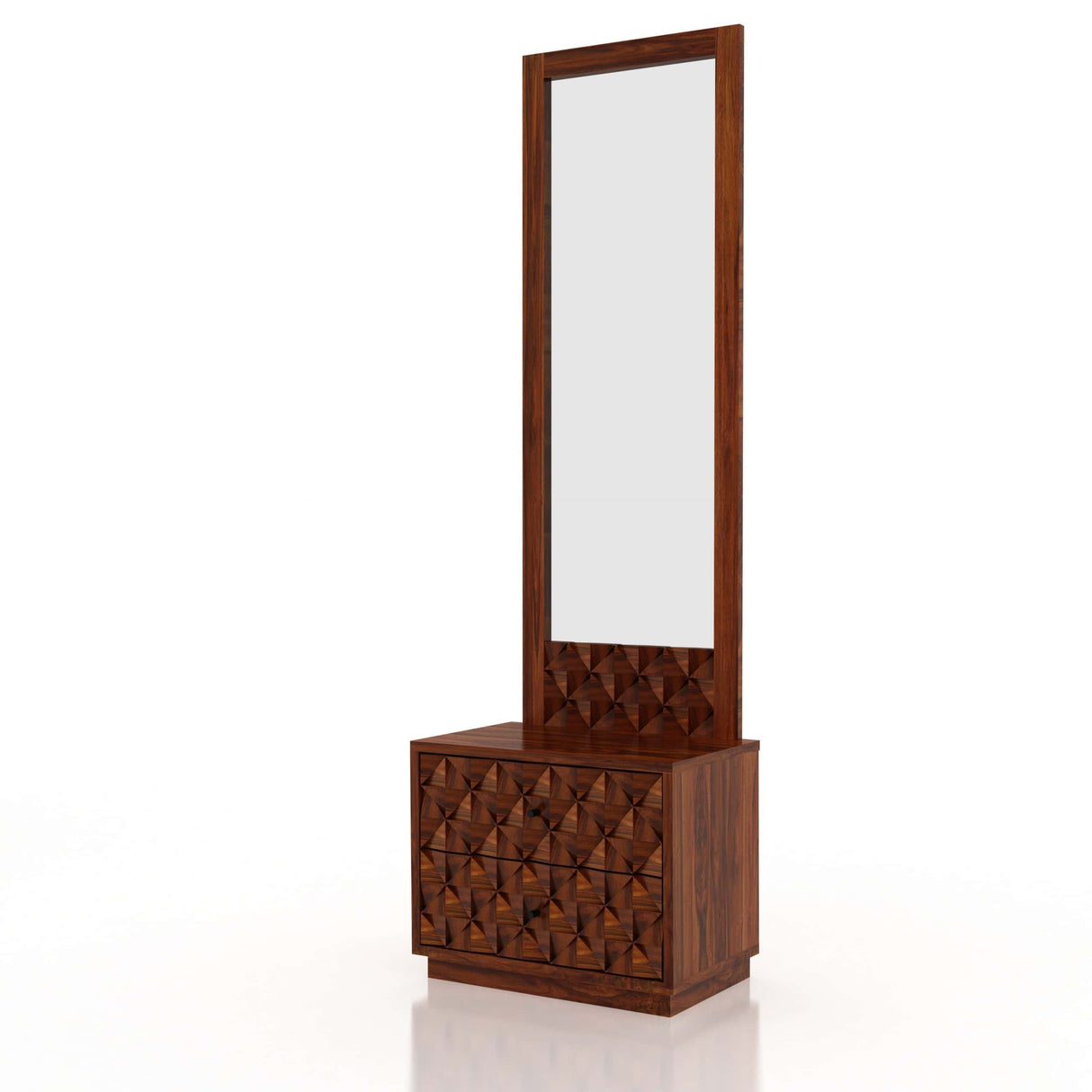 Raj Solid Sheesham Wood Dressing Table Mirror -  1 Year Warranty