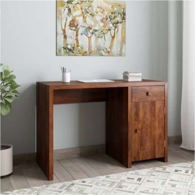 Delta Solid Sheesham Wood Study Table - 3 Years Warranty
