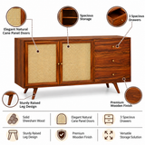 Syrus Solid Sheesham Wood Sideboard -  3 Years Warranty