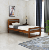 Rio Solid Sheesham Wood Single Size Bed (Big) - 3 Years Warranty