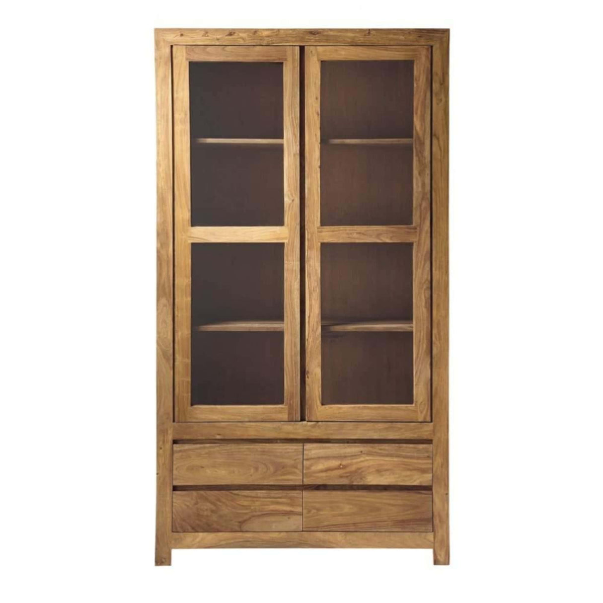 Trace Solid Sheesham Wood Display/Storage Unit - 3 Years Warranty