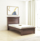 Armania Solid Sheesham Wood Single Size Bed Without Storage - 3 Years Warranty