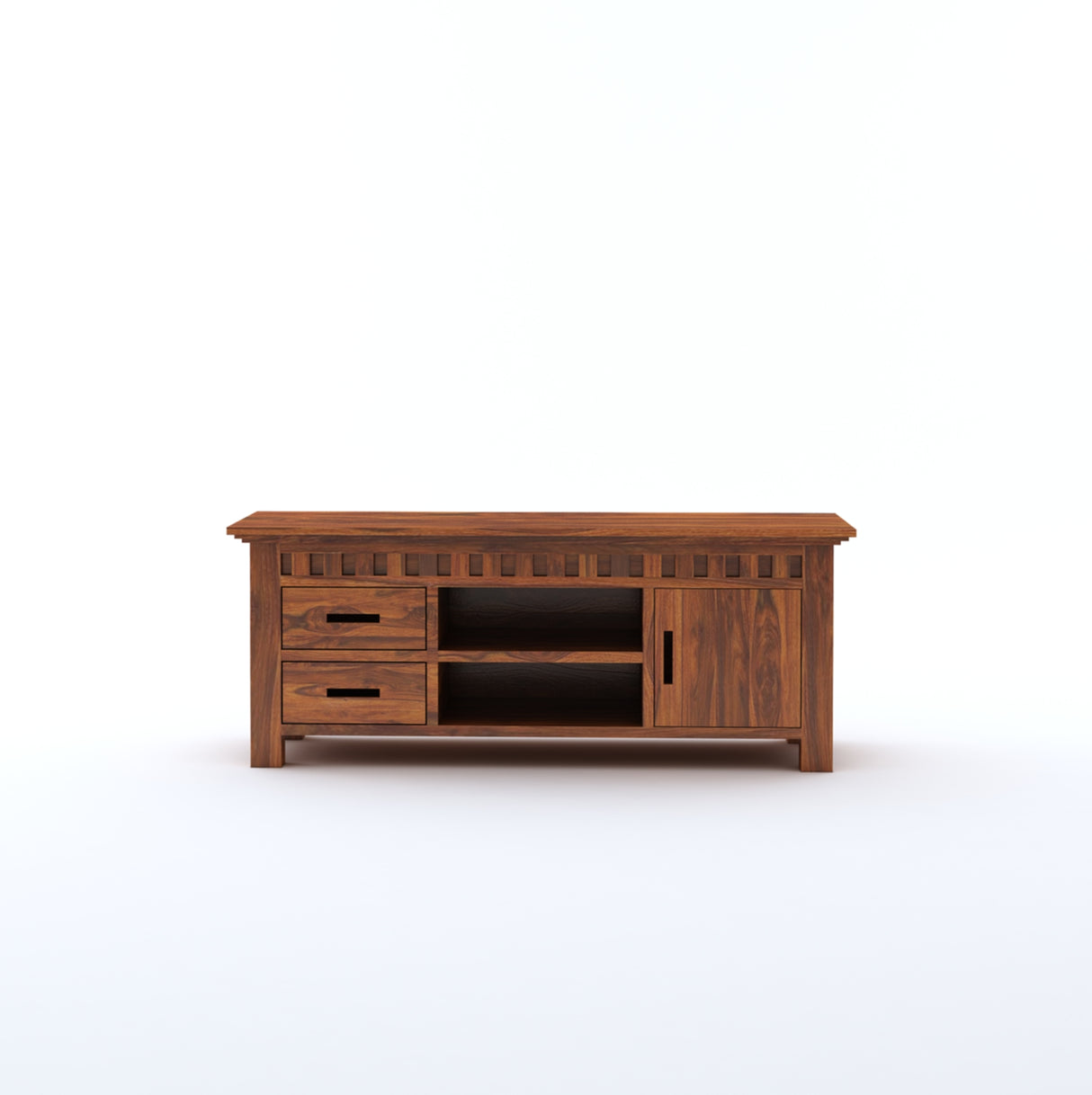 Armania Solid Sheesham Wood TV Unit - 3 Years Warranty