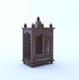 Aastha Solid Sheesham Wood Mandir - 3 years Warranty