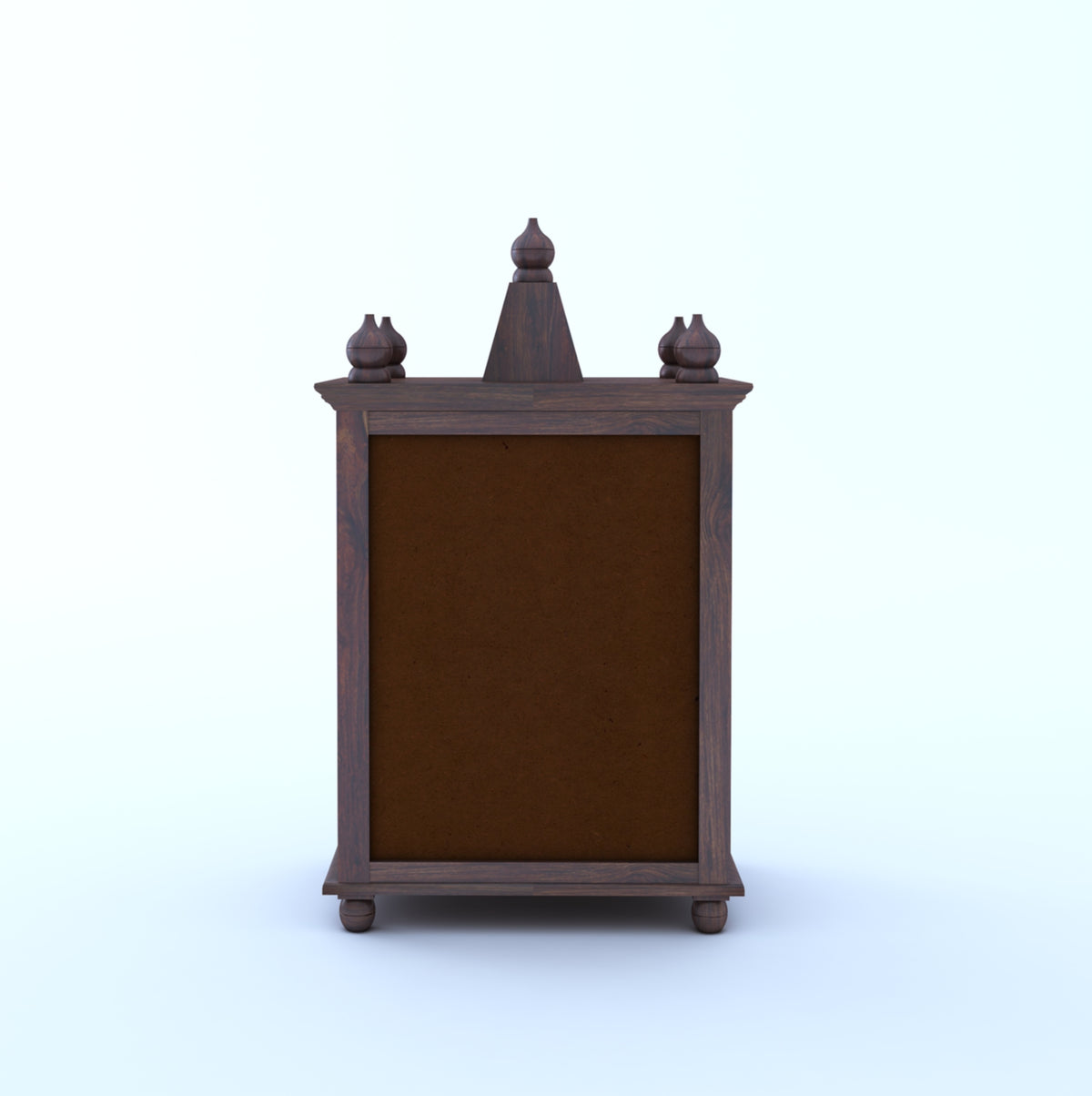 Aastha Solid Sheesham Wood Mandir - 3 years Warranty