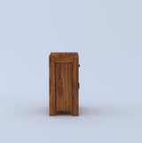 Akon Solid Sheesham Wood Bedside With Drawer and Door Storage - 3 Years Warranty