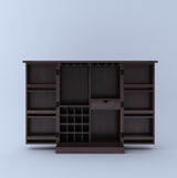 Hawser Solid Sheesham Wood Bar Cabinet - 3 Years Warranty