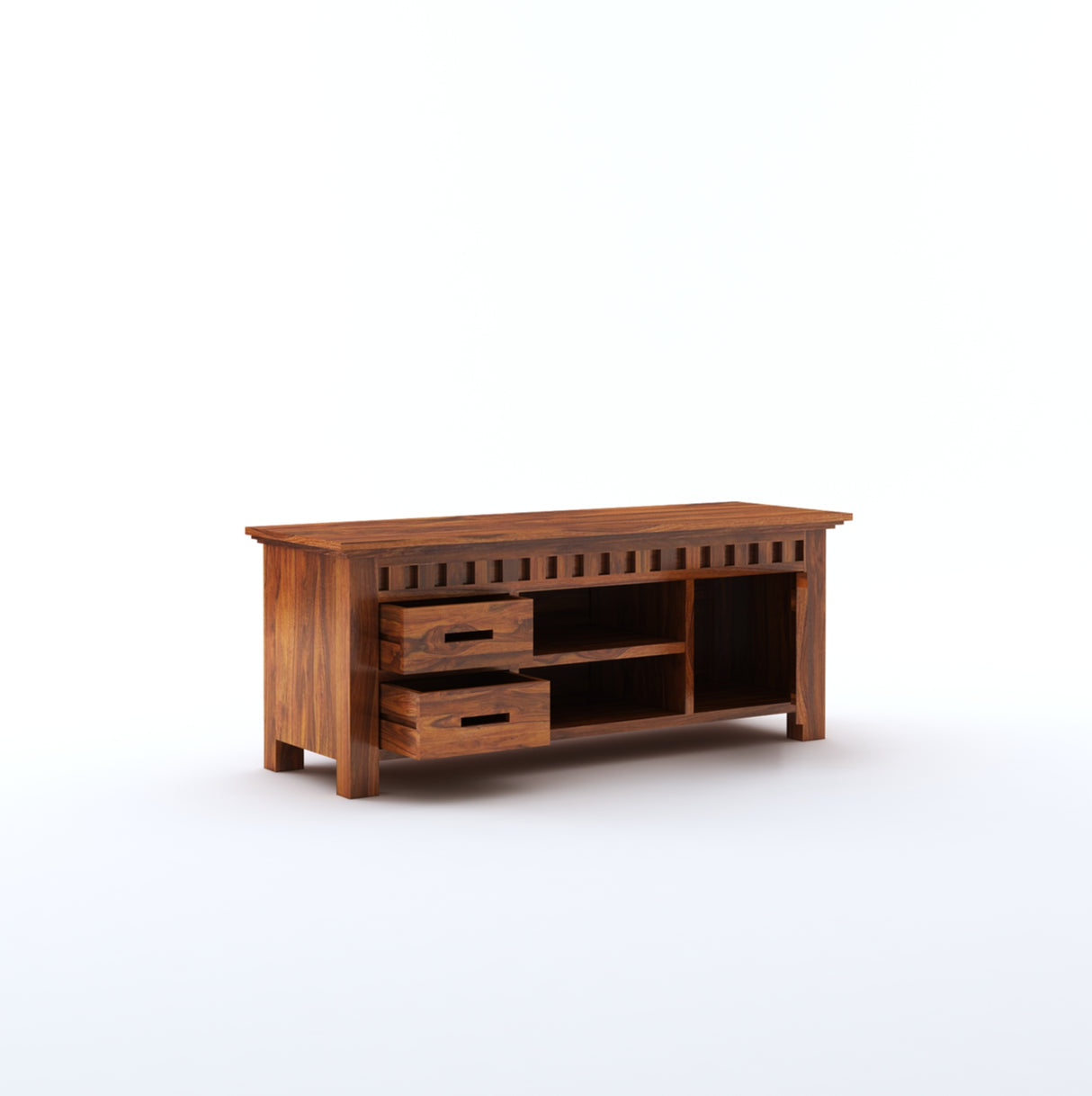 Armania Solid Sheesham Wood TV Unit - 3 Years Warranty