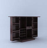 Hawser Solid Sheesham Wood Bar Cabinet - 3 Years Warranty