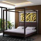 Rayon Grand Poster Solid Sheesham Wood Bed - 3 Years Warranty