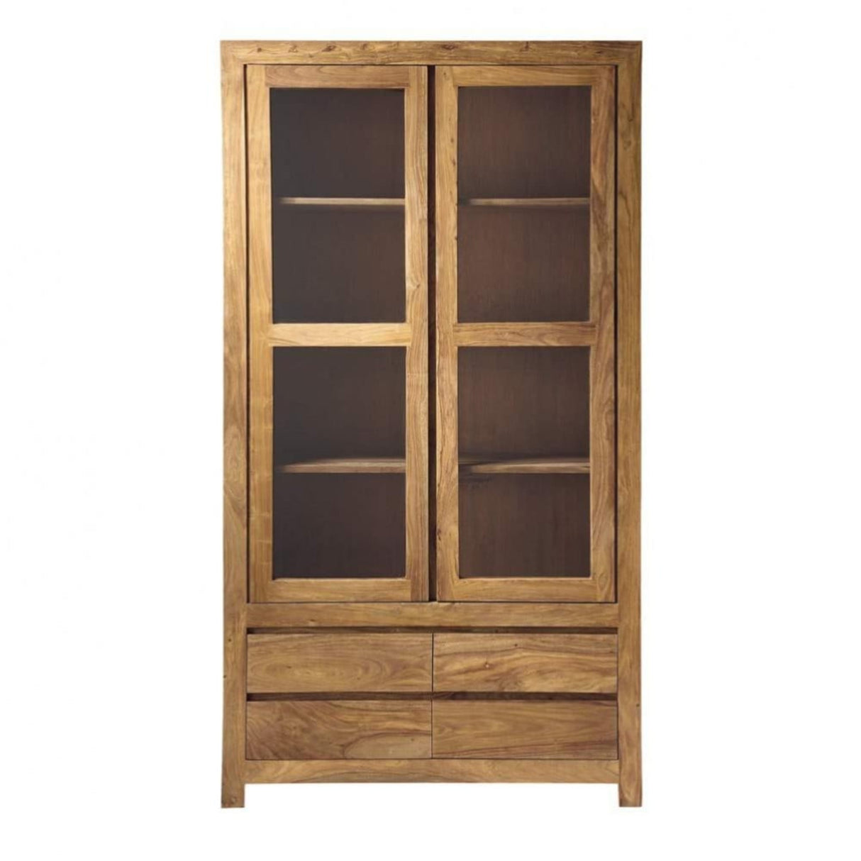 Trace Solid Sheesham Wood Display/Storage Unit - 3 Years Warranty