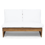 Monte Solid Sheesham Wood 2 Seater Lounge Sofa - 3 Years Warranty