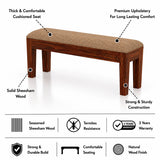 Foster Solid Sheesham Wood Dining Bench -3 Years Warranty