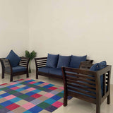 Mayor Solid Sheesham Wood 5 Seater Sofa 3+1+1 - 3 Years Warranty