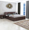 Oslo Diamond Solid Sheesham Wood Full Box Storage Bed - 1 Year Warranty