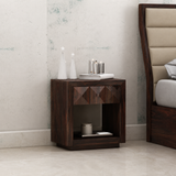 Oslo Solid Sheesham Wood Bedside Table - 3 Year Warranty