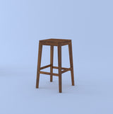 Foster Solid Sheesham Wood Bar Table With Two Stools - 3 Years Warranty