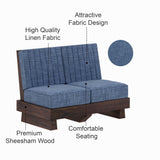 RONNY Solid Sheesham Wood 2 Seater Sofa - 3 Year Warranty (LUXE EDITION)