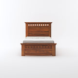 Armania Solid Sheesham Wood Single Size Bed Without Storage - 3 Years Warranty