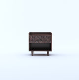 Raj Solid Sheesham Wood Bedside One Drawer Storage - 3 Years Warranty