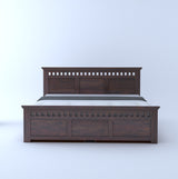 Armania Solid Sheesham Wood Bed With Two Drawer Storage - 3 Years Warranty