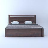 Jaipur Solid Sheesham Wood Box Storage Bed - 3 years Warranty