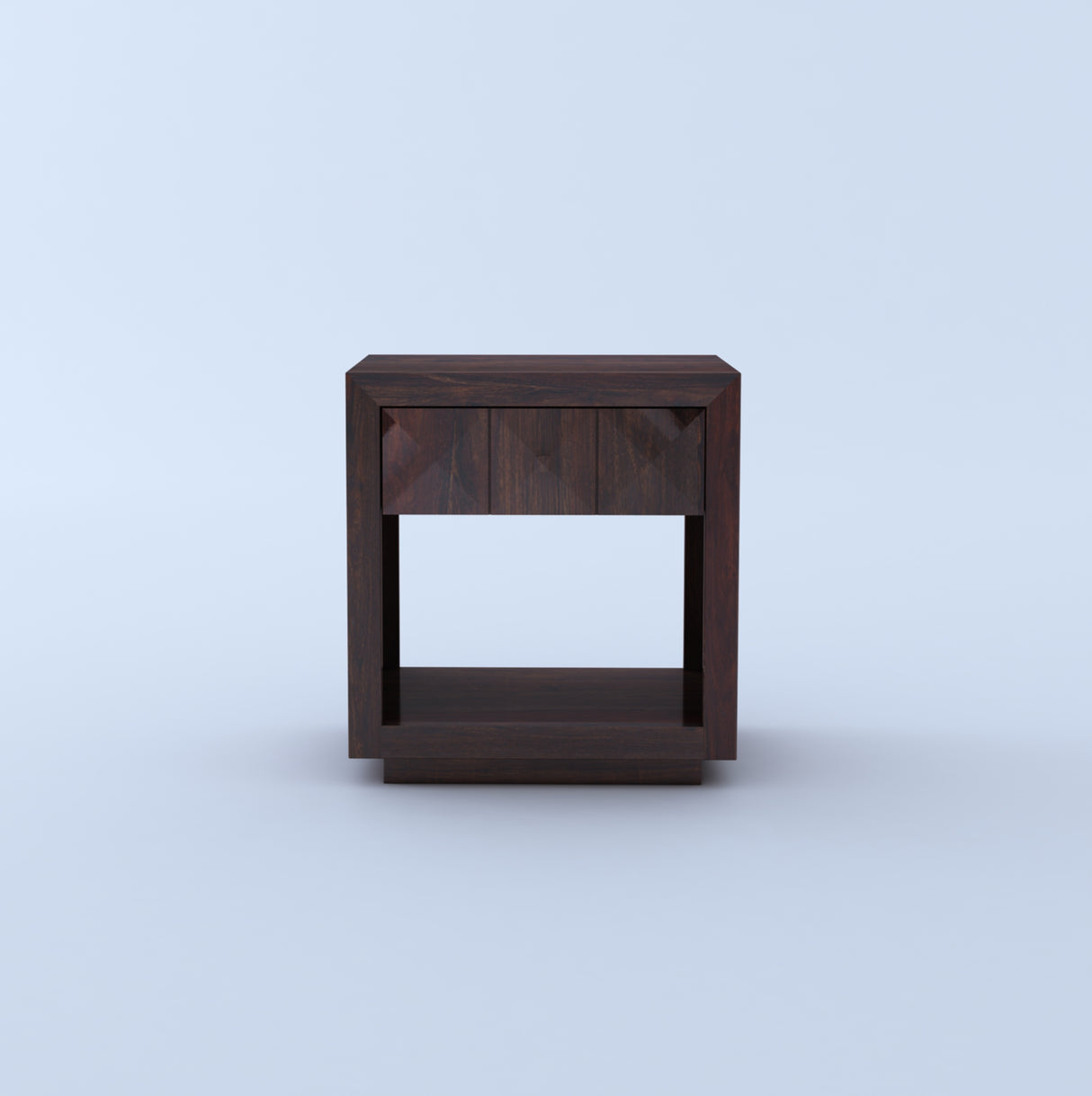 Oslo Solid Sheesham Wood Bedside Table - 3 Year Warranty
